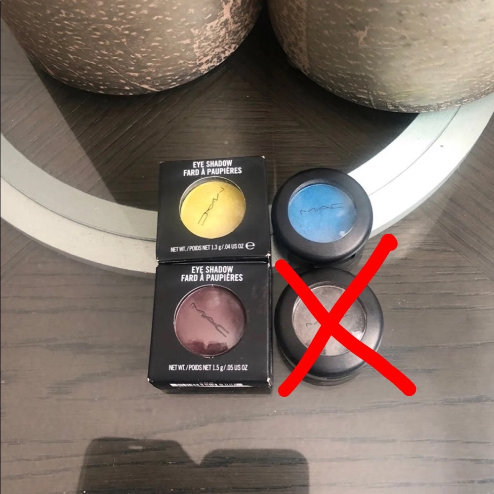 Mac Cosmetics 3 eyeshadows bundle